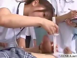Milf Japan master Instructs Nurses On Proper Handjob