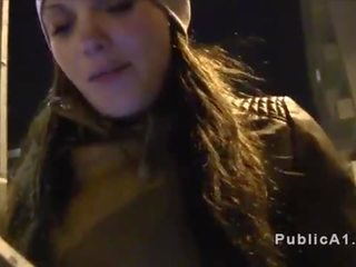 Amatir feature strips lingerie in publik and fucks