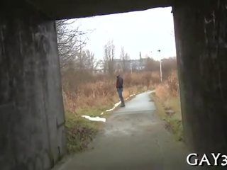 精彩 同性恋者 敲打