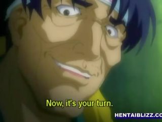 Hentai scuola mista guardare suo giovane uomo prende assfucked da pervertito gioventù